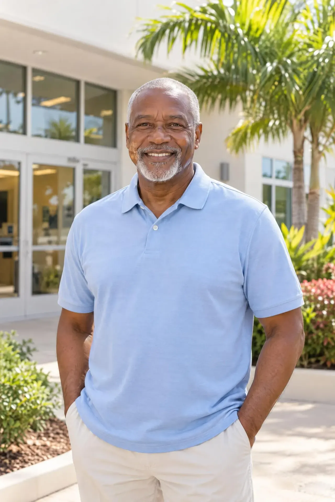 Confident adult in Lutz, FL scheduling a yearly preventive exam with Advanced Optimal Healthcare