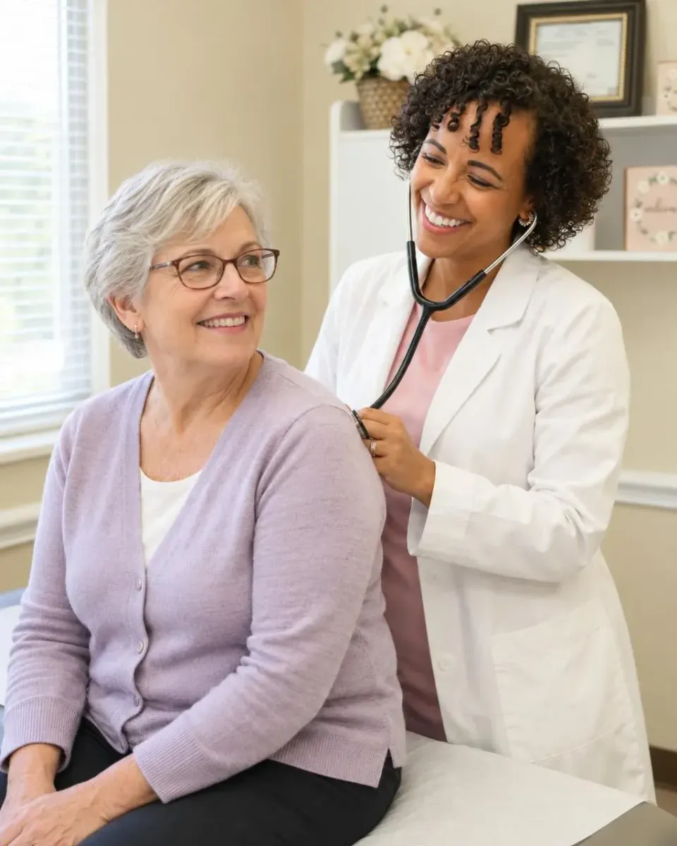 Member checking in for an unhurried primary care visit at Advanced Optimal Healthcare in Lutz, FL
