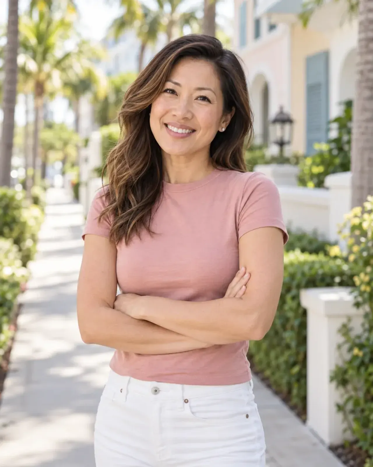 Confident woman in her fifties who qualified for tirzepatide weight loss treatment in Lutz, FL